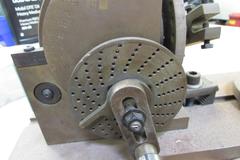 Yuasa Dividing Head with Tailstock Mounted on 52" Long Plate