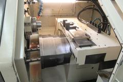 Hardinge Conquest GT-27 CNC Gang Style Turning Center, with Gang Plate, Parts Catcher and High Pressure Coolant