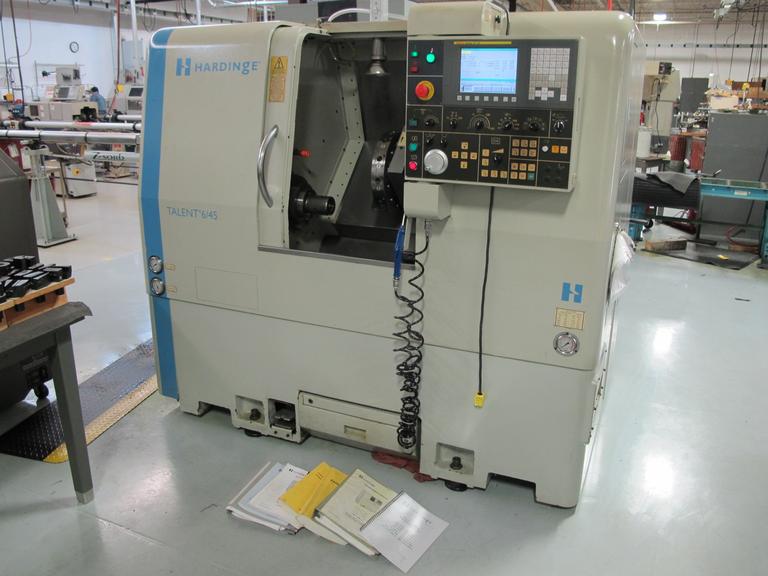 Hardinge Talent 6/45 CNC Turning Center with Programmable Tailstock