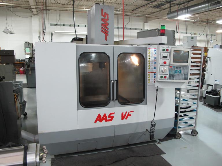 Haas VF-0 CNC Vertical Machining Center with Brush Type 4th Axis Drive