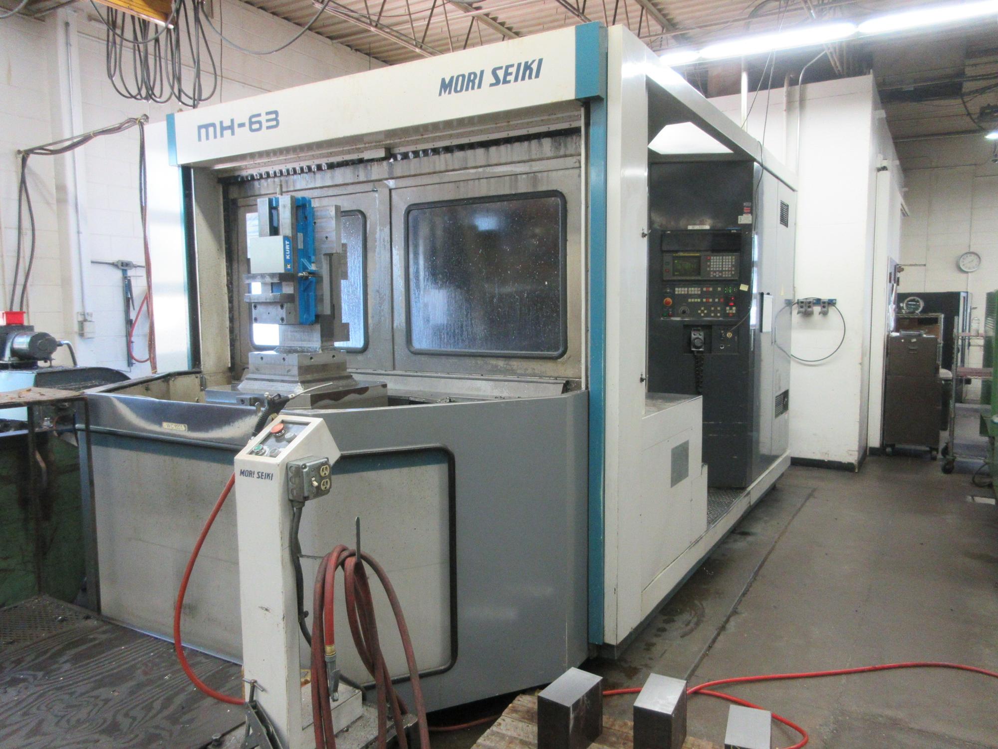 Mori Seiki Model MH-63 CNC Horizontal Machining Center For Sale At