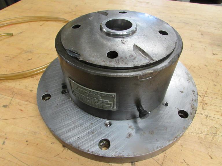 Logan Pneumatic 5C Collet Fixture with 11" Backer Plate