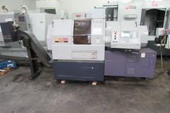 Citizen L25  CNC Swiss Screw Machine with Live Milling, Iemca MiniBoss 325 CNC Magazine Bar Feed, Chip Conveyor