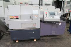 Citizen L25  CNC Swiss Screw Machine with Live Milling, Iemca MiniBoss 325 CNC Magazine Bar Feed, Chip Conveyor