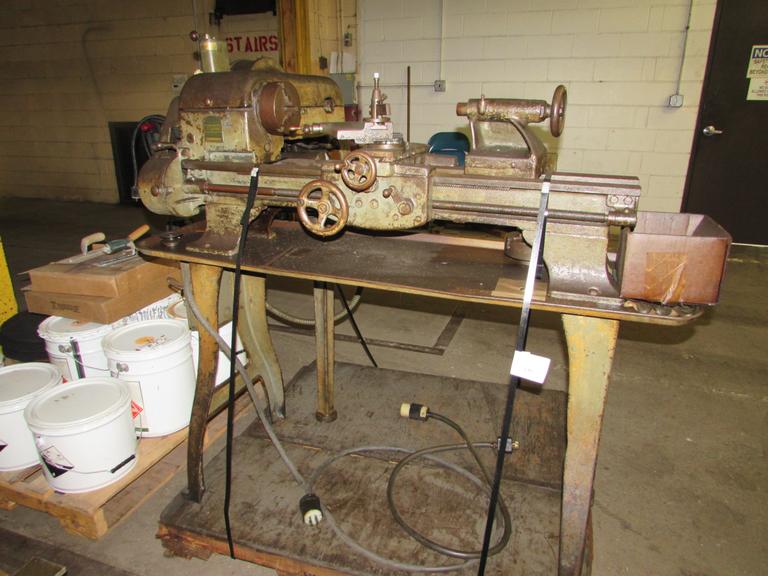 Logan 200 Engine Lathe with Chucks and Tool Post