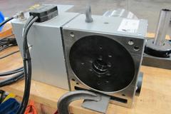 Haas HRT-A6 Brushless Drive Rotary Table with Cables and Interface, 8.25" 3-Jaw Chuck, Sigma-1 Servo Motor, A1-6 Spindle Nose Mount, 16C Air Collet Closer.