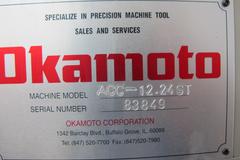 Okamoto ACC-12.24ST 3-Axis Hydraulic Automatic Surface Grinder with Incremental Downfeed and Hydraulic Wheel Dresser