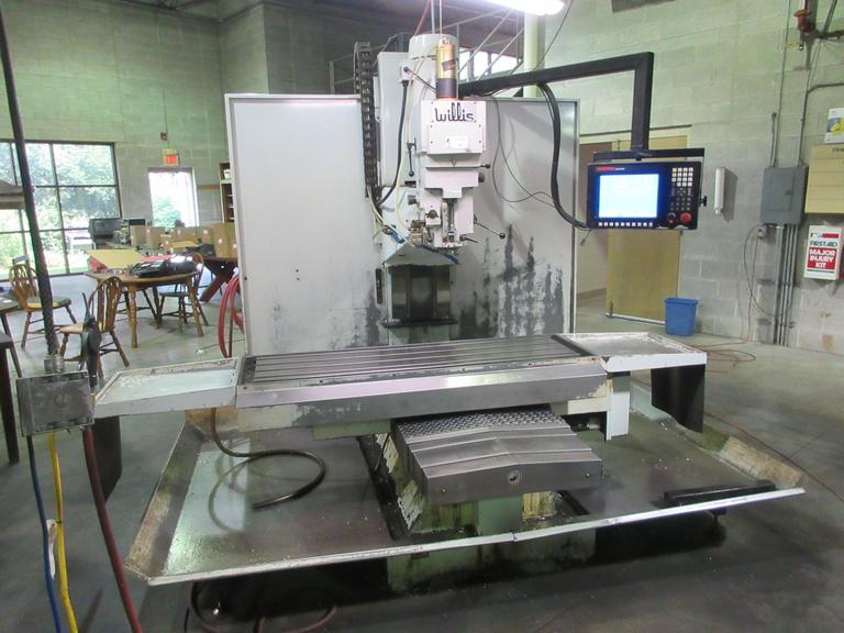 Willis Model 5025 CNC Vertical Bed Mill with Anilam 3300MK CNC Control