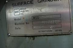 Mitsui High-tec MSG-250MH Precision Hand-Feed Surface Grinder with Newall 2-Axis Digital Readout, Variable Magnetic Chuck, Coolant System. 