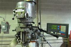 Bridgeport Series I 2HP Vertical Mill with Newall 2-Axis DRO and Servo Power Feed