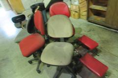 (9) Assorted Rolling Chairs and (2) Rolling Stools