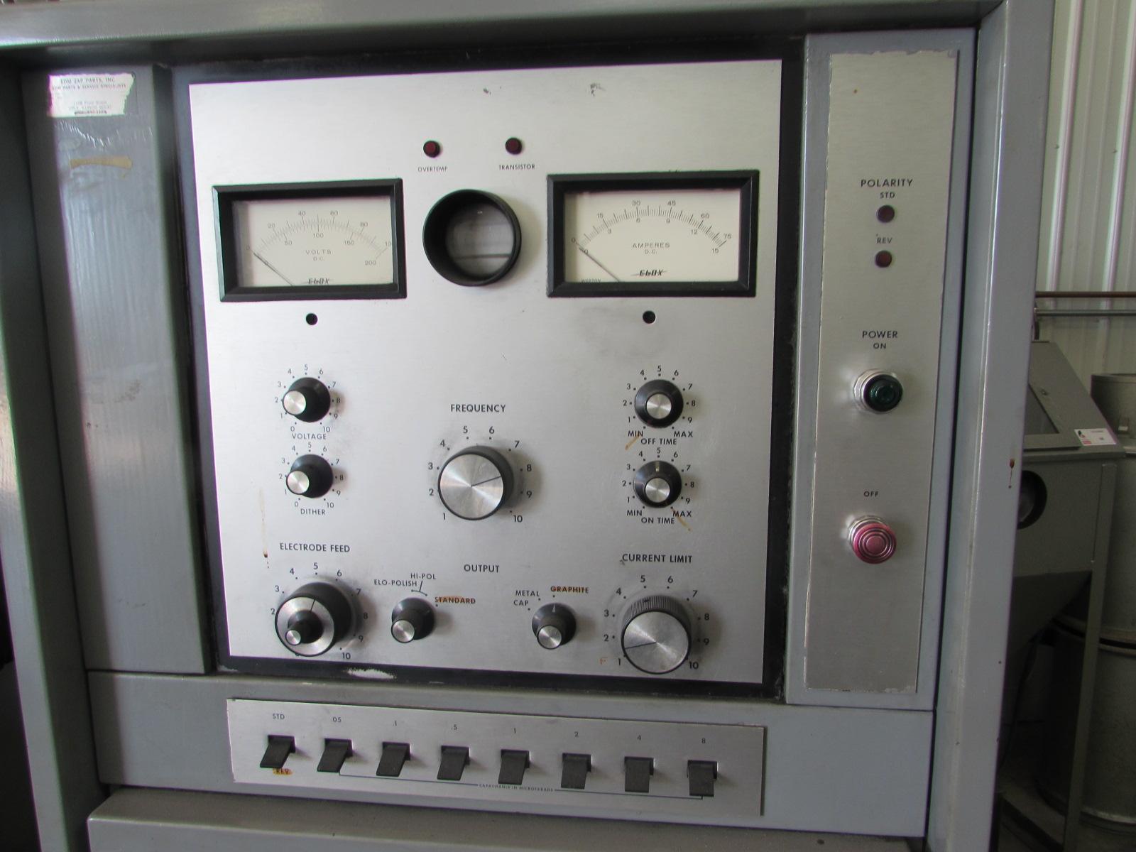 Machines Used | Elox 8-62 Sinker Type EDM with TC-50