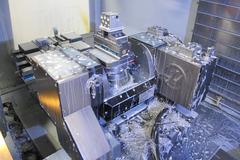 Haas VF-4SS 5-Axis CNC Vertical Machining Center with Haas TR160Y Compact Trunnion Table, 1000PSI Through Spindle Coolant, Renishaw Probing System, and High Speed Machining.