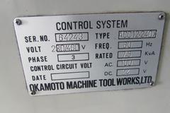 Okamoto ACC 1224DX 3-Axis Automatic Surface Grinder with Servo Incremental Downfeed