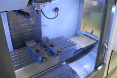 Haas VF-4SS CNC Vertical Machining Center with 1000 PSI Through Spindle Coolant, Renishaw Tool & Parts Probes, and High Speed Machining.