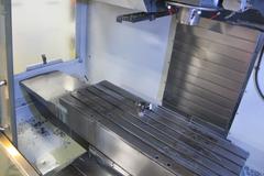 Haas VF-4SS 5-Axis CNC Vertical Machining Center with Haas TR160Y Compact Trunnion Table, 1000PSI Through Spindle Coolant, Renishaw Probing System, and High Speed Machining.