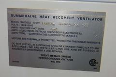 Summeraire SHRV-1100DD Heat Recovery Ventilator