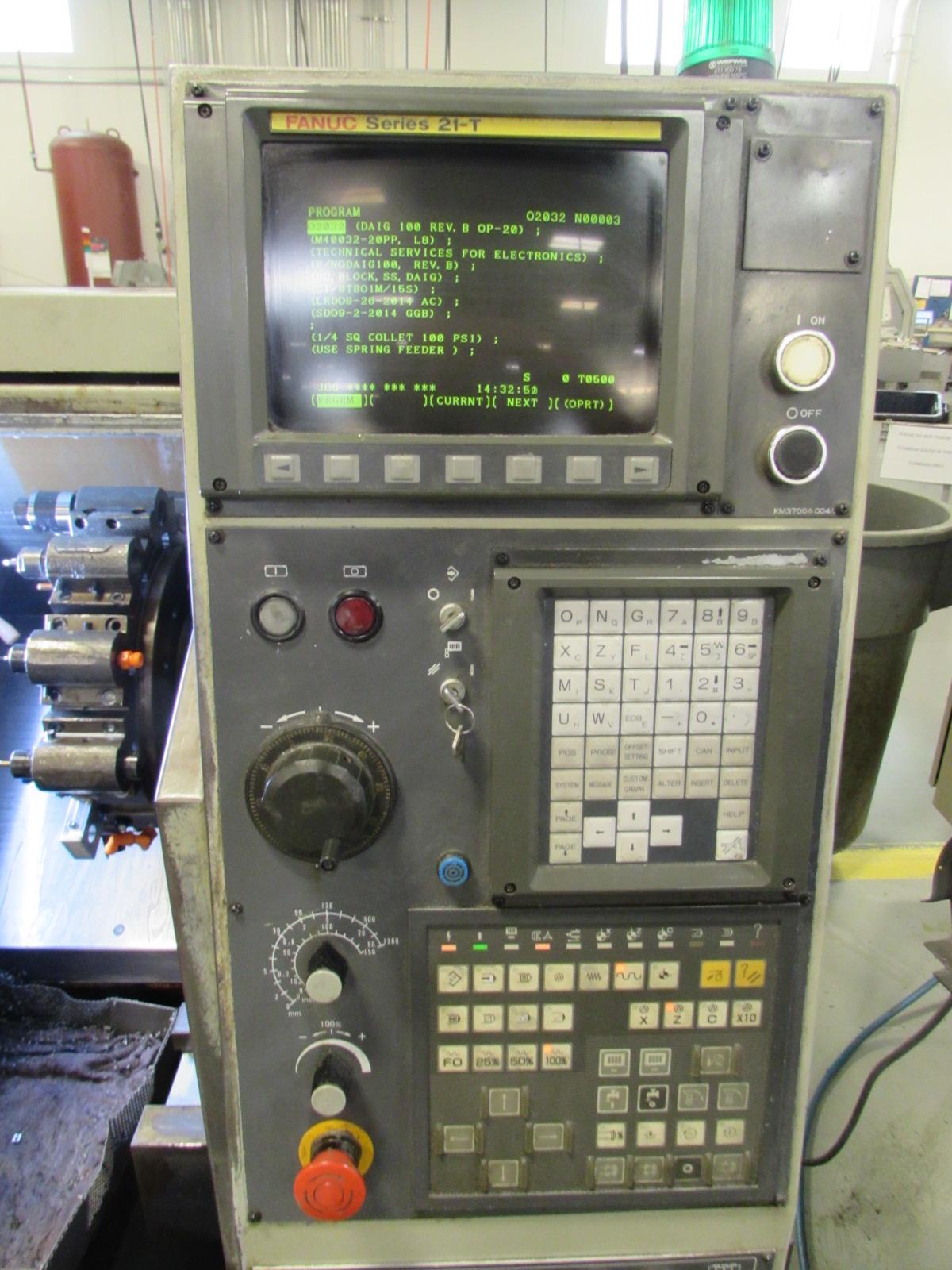 Machines Used | Takisawa TC-10 CNC Turning Center with Fanuc 21-T