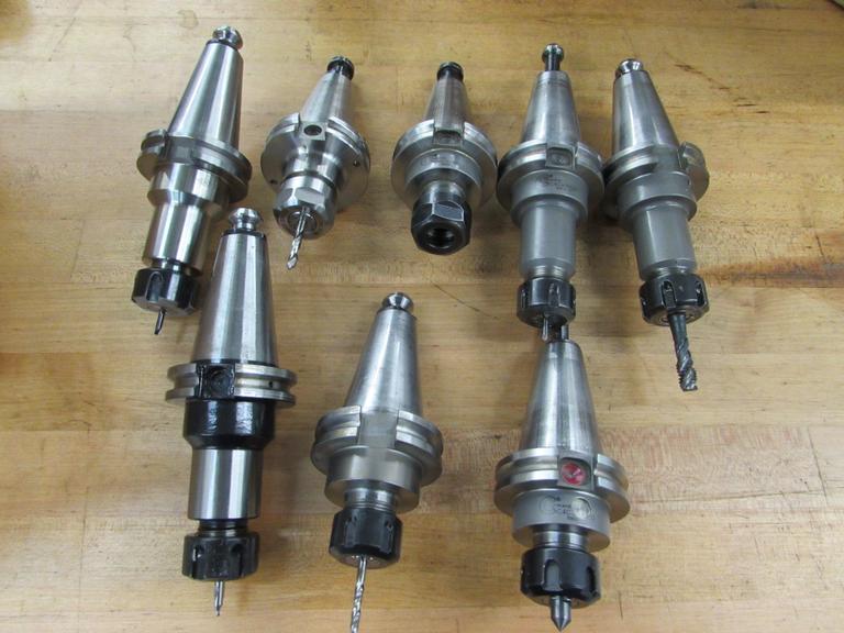 (8) ER20 Collet Type Cat 40 Tool Holders