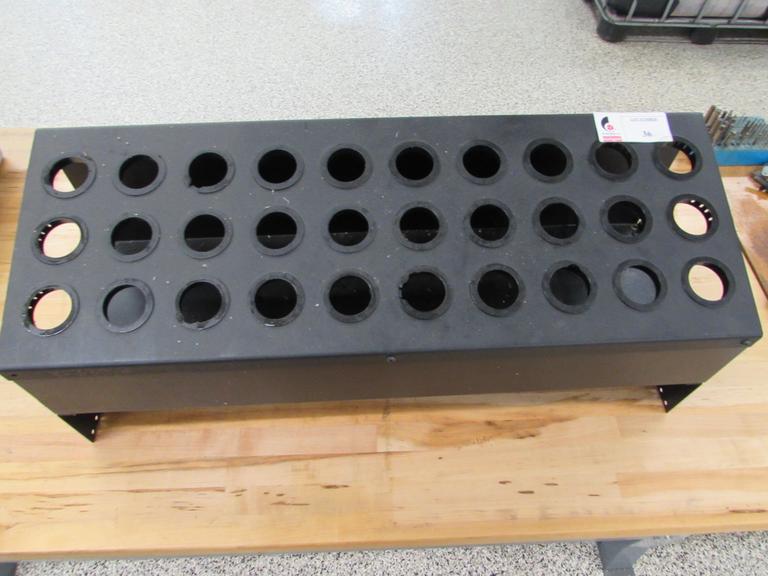 30-Position Cat 40 Tool Holder Rack