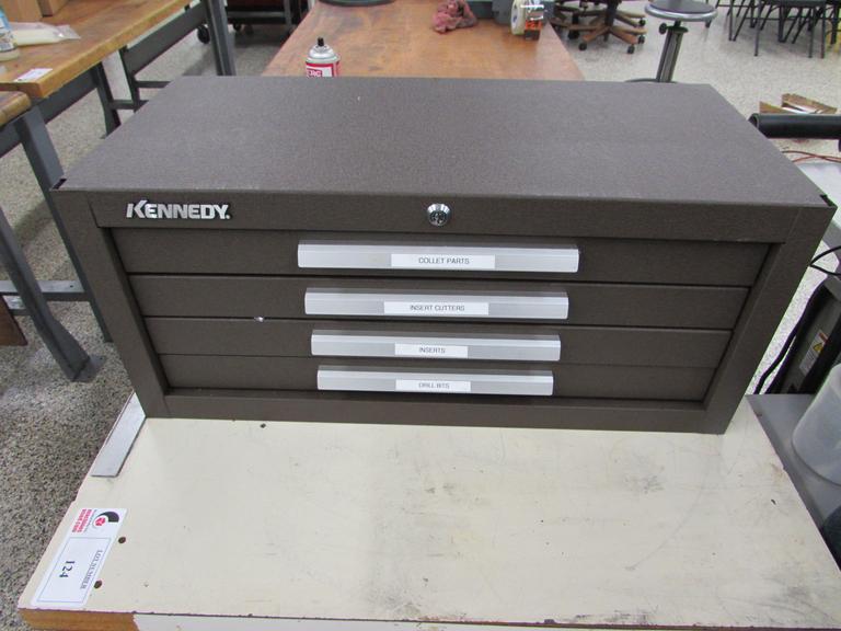 Kennedy 4-Drawer Tool Chest with Keys and Contents