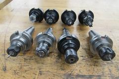 (8) ER20 Collet Type Cat 40 Tool Holders