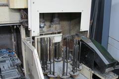 Wasino LG-6 CNC Gang Style Turning Center with Wasino S.Robo-1 Robotic Work Load/Unload Gantry System