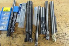 Carbide End Mills up to 3/4", (1) Insert Milling Cutter and More