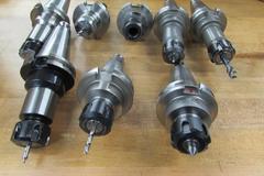 (8) ER20 Collet Type Cat 40 Tool Holders