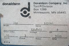 Donaldson Torit 84H Dust Collector System- Did not sell