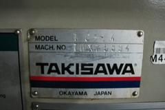 Takisawa TC-4 CNC Turning Center with Steady Rest and Tailstock