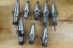 (8) ER20 Collet Type Cat 40 Tool Holders