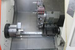 Fortune VturnII-20 CNC Turning Center with Tailstock, Chip Conveyor, Fanuc OiTC CNC Control