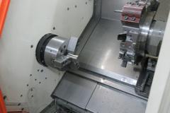 Fortune VturnII-20 CNC Turning Center with Tailstock, Chip Conveyor, Fanuc OiTC CNC Control