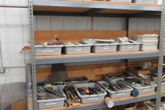 (2) Light Duty Racks with (4) Shelves Each and Wooden Decking