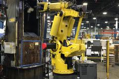 Fanuc S-420iF 6-Axis Robotic Arm with R-J2 Control and Teach Pendant