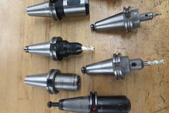 (11) End Mill Type Cat 40 Tool Holders, 1/8" to 1" Capacity