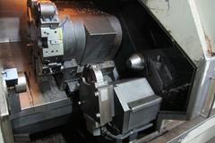 Takisawa TC-4 CNC Turning Center with Steady Rest and Tailstock