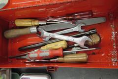 Assorteed Hand Tools: Torque Wrench, Sockets, Wrenches, Hammer and More