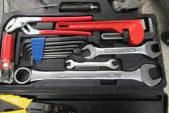 Assorteed Hand Tools: Torque Wrench, Sockets, Wrenches, Hammer and More