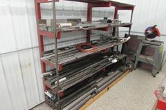 Cantilever Style Rack with (5) Fixed Shelves, Contents NOT Included