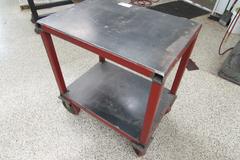 Metal Cart with Lower Shelf