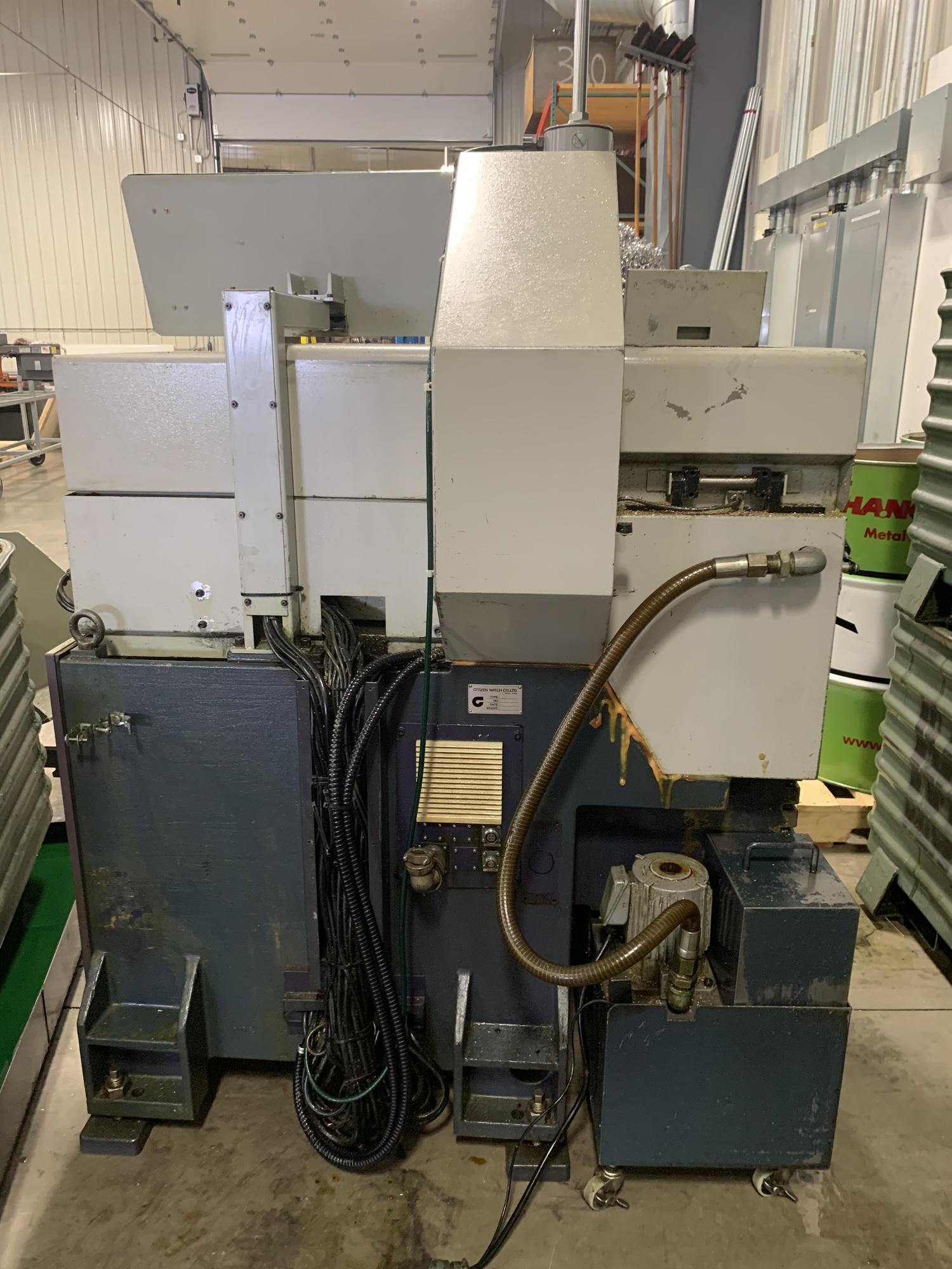 Machines Used | Citizen B12 Type 1 CNC Swiss Screw Machine with