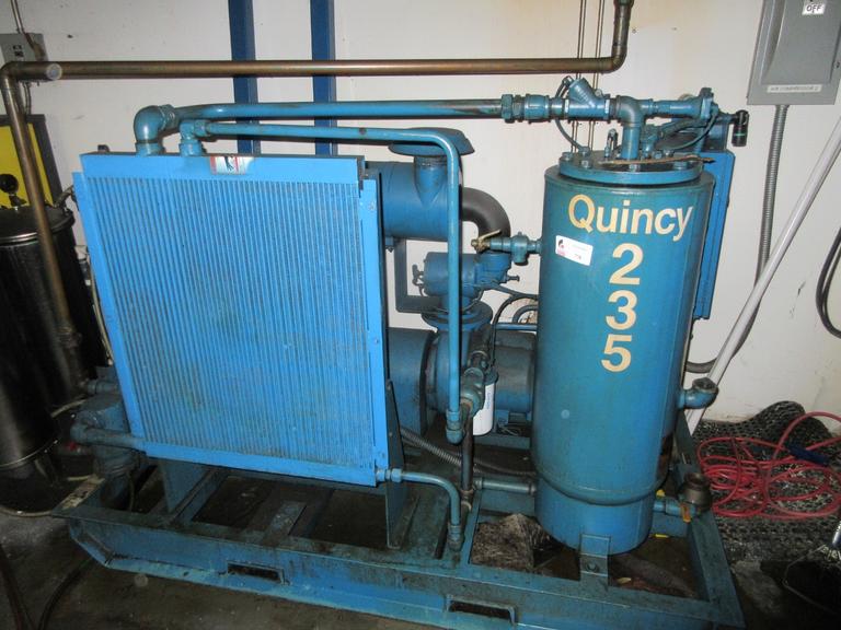 Quincy air compressor store aftercooler