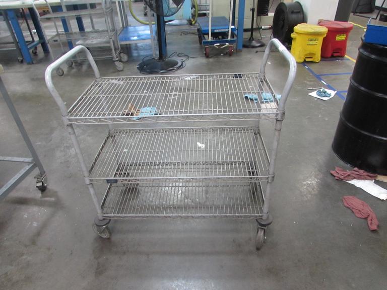 Nexel Wire Deck Shop Carts