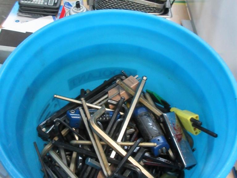 5 Gallon Bucket O Wrenches - Allen Wrenches - Sets and Loose Alike