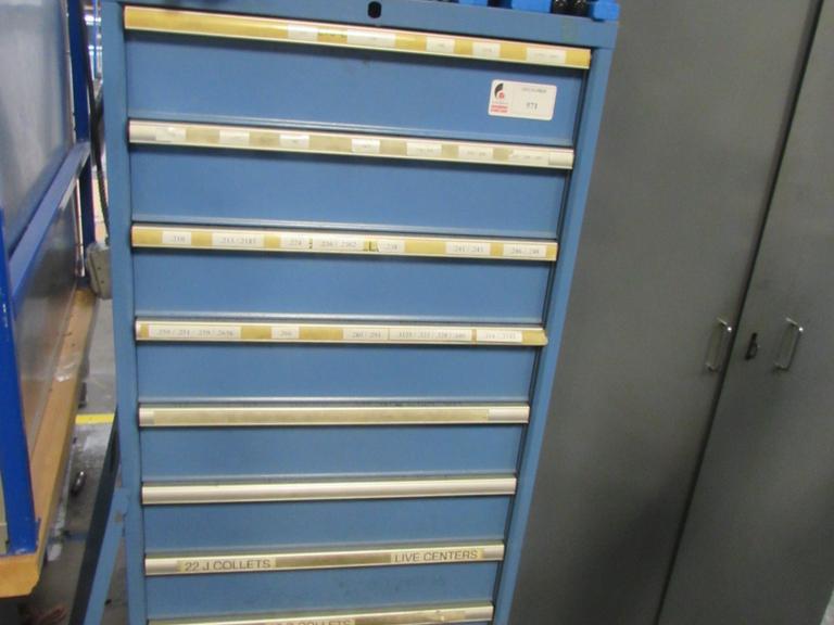 Hundreds of Gun Drills from .125" to .482" with Lista Style 9-Drawer Cabinet