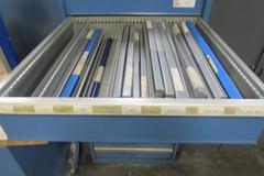 Hundreds of Gun Drills from .125" to .482" with Lista Style 9-Drawer Cabinet
