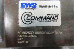 EWS Command Right-Angle Double ER25 Collet Live Milling Head for Samsung CNC Turning Center