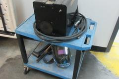 Chicago Welding MIG 170 Wire Feed Welder with Cables, Torch, Welding Helmet,  On Cart and More!